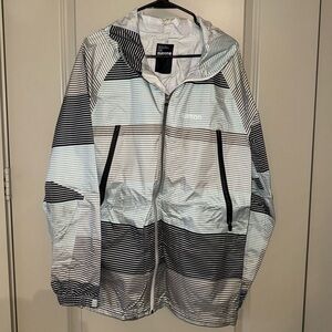 BURTON Men's Large Striped Ski Jacket